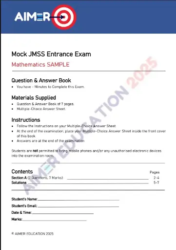 Mathematics Mock Exam Bundle (5)